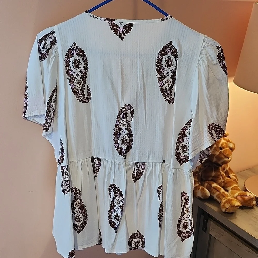 Knox Rose Printed Floral Blouse - Picture 5 of 6